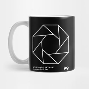 Rowland S Howard  / Minimal Graphic Design Tribute Mug